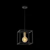 Hanglampen|Ygo Hanglamp RUBEN 1Del. Zwart/Goud