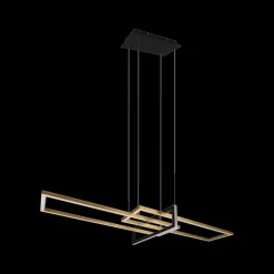 Hanglampen|Ygo Hanglamp SALINAS Met. Mat Messing