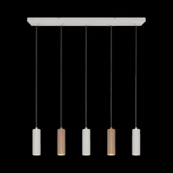 Hanglampen|Ygo Hanglamp SOKA 5Del. Metaal Coffee