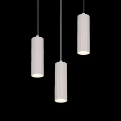 Hanglampen|Ygo Hanglamp SOKA 3Del. Metaal Warm Grijs