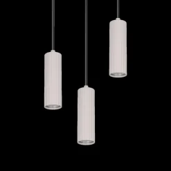 Hanglampen|Ygo Hanglamp SOKA 3Del. Metaal Warm Grijs