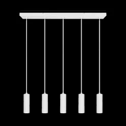 Hanglampen|Ygo Hanglamp SOKA 5Del. Metaal Wit