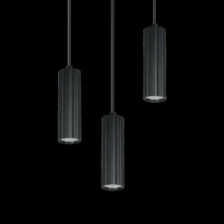 Hanglampen|Ygo Hanglamp SOKA 3Del. Metaal Zwart