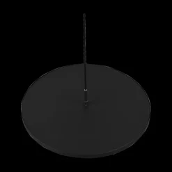 Hanglampen|Ygo Hanglamp TRAY 1Del. Met. Mat Zwart