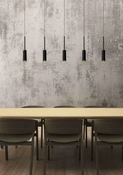 Hanglampen|Ygo Hanglamp TUBULE Zwart