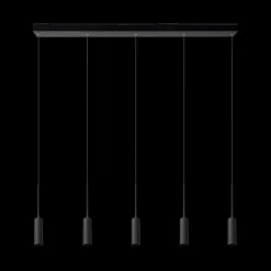 Hanglampen|Ygo Hanglamp TUBULE Zwart