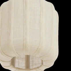 Hanglampen|Ygo Hanglamp TUFIA 3Del Rond Linnen Crème