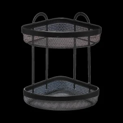 Keukenrekjes|Ygo Hangrekje TIMAR Hoek 2Niv. Met. Zwart