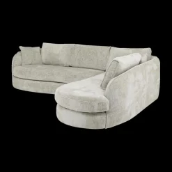 Hoeksalons|Ygo Hoeksalon ACHIEL Longchair Rechts Turtledove B313