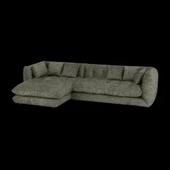 Hoeksalons|Ygo Hoeksalon AMIGO Longchair Links Olive B300