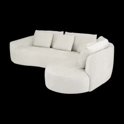 Hoeksalons|Ygo Hoeksalon ARIEL Longchair Rechts Barmon Coconut