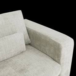 Hoeksalons|Ygo Hoeksalon ATLAS Greige Longchair Links B327