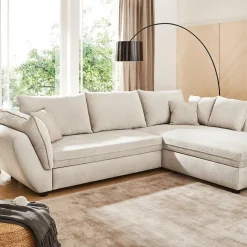 Hoeksalons|Ygo Hoeksalon CADIZ Longchair Rechts Beige