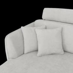 Hoeksalons|Ygo Hoeksalon CALABRIA Grijs Longchair Links B396