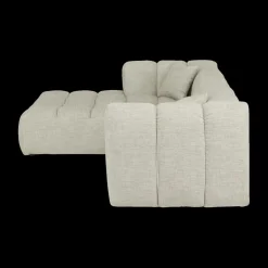 Hoeksalons|Ygo Hoeksalon CELESTE Longchair Links Ivory B265