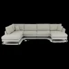 Hoeksalons|Ygo Hoeksalon CELINE Longchair Links Grijs