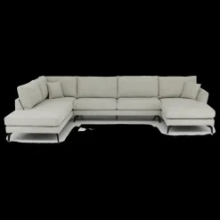 Hoeksalons|Ygo Hoeksalon CELINE Longchair Links Grijs