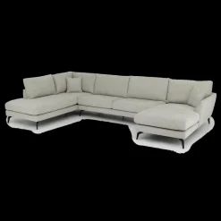 Hoeksalons|Ygo Hoeksalon CELINE Longchair Links Grijs