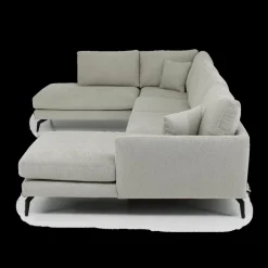 Hoeksalons|Ygo Hoeksalon CELINE Longchair Links Grijs