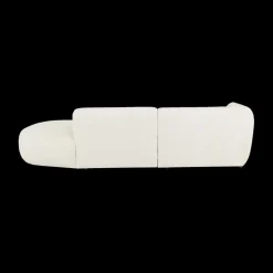 Hoeksalons|Ygo Hoeksalon CONCA Longchair Links Ivoor