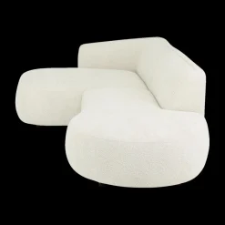 Hoeksalons|Ygo Hoeksalon CONCA Longchair Links Ivoor