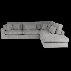 Hoeksalons|Ygo Hoeksalon CYLLENE Longchair Rechts Grijs