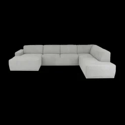 Hoeksalons|Ygo Hoeksalon DALI Longchair Links Grijs