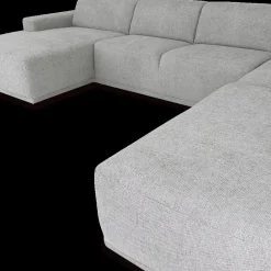 Hoeksalons|Ygo Hoeksalon DALI Longchair Links Grijs