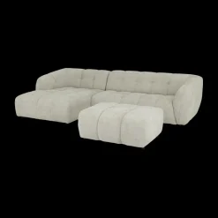 Hoeksalons|Ygo Hoeksalon DILARA Longchair Links B302 Beige