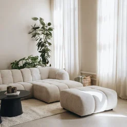 Hoeksalons|Ygo Hoeksalon DILARA Longchair Rechts B302 Beige