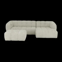 Hoeksalons|Ygo Hoeksalon DILARA Longchair Rechts B302 Beige