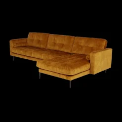 Hoeksalons|Ygo Hoeksalon GALACTICA Longchair Rechts Gold