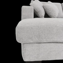 Hoeksalons|Ygo Hoeksalon GRANADA Longchair Rechts Grijs