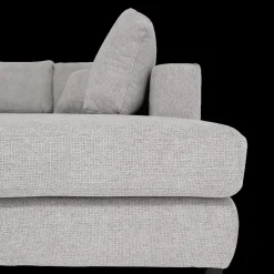 Hoeksalons|Ygo Hoeksalon GRANADA Longchair Rechts Grijs