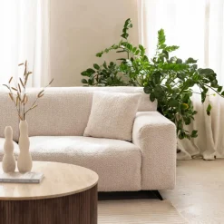 Hoeksalons|Ygo Hoeksalon KOKOMO Longchair Links Cream