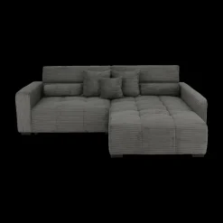 Hoeksalons|Ygo Hoeksalon LORETO Donkergrijs B283-L231