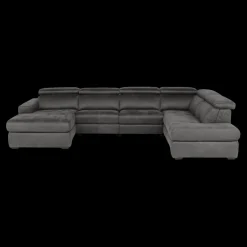 Hoeksalons|Ygo Hoeksalon MARLEY Longchair Links Smokey Grey