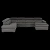 Hoeksalons|Ygo Hoeksalon MARLEY Longchair Rechts Smokey Grey