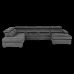 Hoeksalons|Ygo Hoeksalon MARLEY Longchair Rechts Smokey Grey