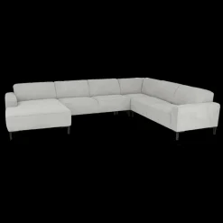 Hoeksalons|Ygo Hoeksalon MATEO Longchair Links Grijs