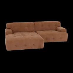 Hoeksalons|Ygo Hoeksalon MODEST Longchair Links Storm