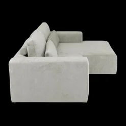 Hoeksalons|Ygo Hoeksalon ODILON Naturel Longchair Rechts B302