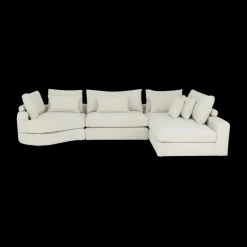 Hoeksalons|Ygo Hoeksalon OTILIA Beige Longchair XL Rechts B359