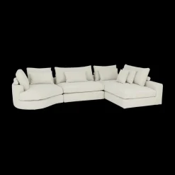 Hoeksalons|Ygo Hoeksalon OTILIA Beige Longchair XL Rechts B359