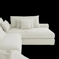 Hoeksalons|Ygo Hoeksalon OTILIA Beige Longchair XL Rechts B359