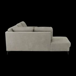 Hoeksalons|Ygo Hoeksalon PADUA Taupe Longchair Links B262