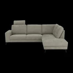 Hoeksalons|Ygo Hoeksalon PADUA Taupe Longchair Rechts B262