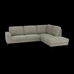 Hoeksalons|Ygo Hoeksalon PADUA Taupe Longchair Rechts B262