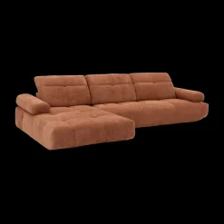 Hoeksalons|Ygo Hoeksalon PIERROT Longchair Links Coral B324