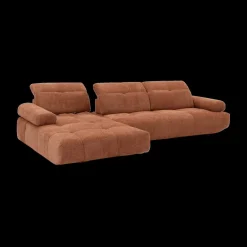 Hoeksalons|Ygo Hoeksalon PIERROT Longchair Links Coral B324